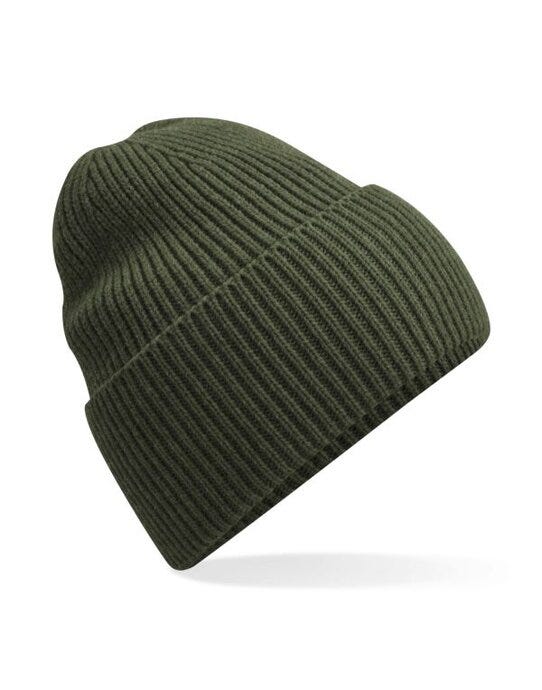 Beechfield B384R Oversized Cuffed Beanie - Olive