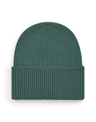 Beechfield B384R Oversized Cuffed Beanie - Marine Green