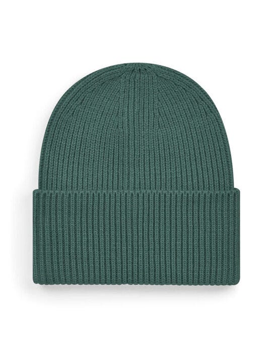 Beechfield B384R Oversized Cuffed Beanie - Marine Green