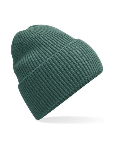 Beechfield B384R Oversized Cuffed Beanie - Marine Green