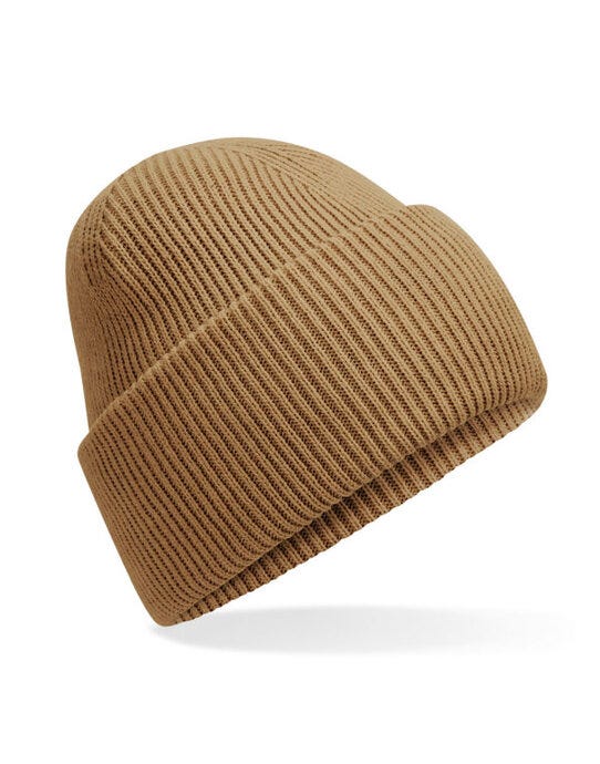 Beechfield B385R Classic Deep Cuffed Beanie - Biscuit
