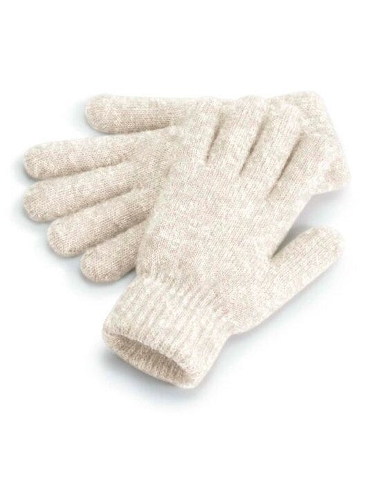 Beechfield B387 Cosy Ribbed Cuff Gloves - Almond Marl