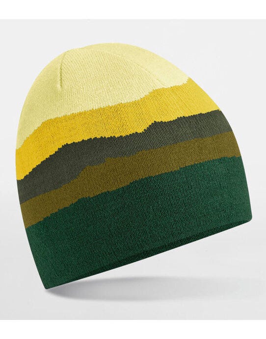 Beechfield B394R Mountain Peaks Pull On Beanie - Alpine Peaks
