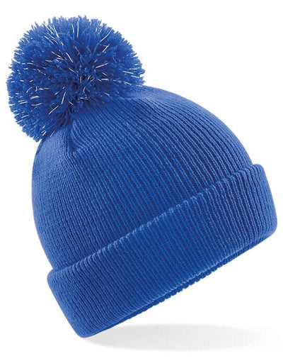 Beechfield B406B Junior Reflective Beanie - Bright Royal