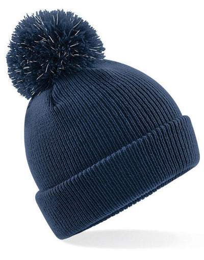 Beechfield B406B Junior Reflective Beanie - French Navy