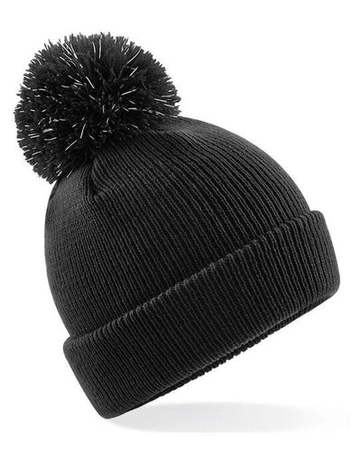 Beechfield B406B Junior Reflective Beanie - Black
