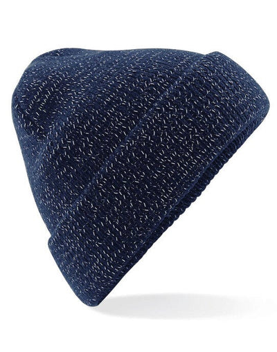 Beechfield B407 Reflective Beanie - French Navy