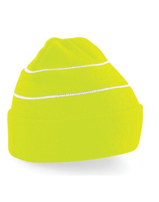 Beechfield B42 Enhanced-Viz Beanie - Fluoresent Yellow