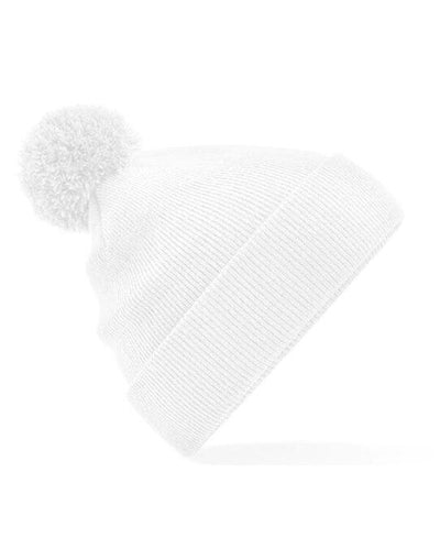 Beechfield B426 Original Pom Pom Beanie - White