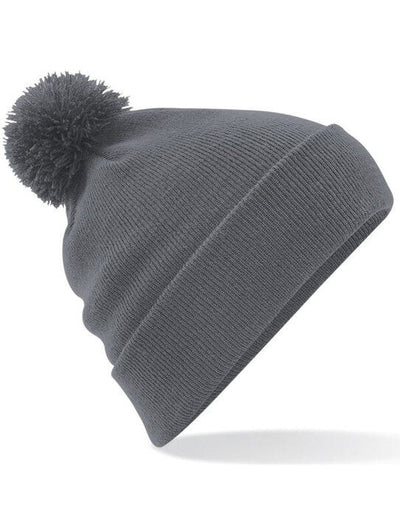 Beechfield B426 Original Pom Pom Beanie - Graphite Grey