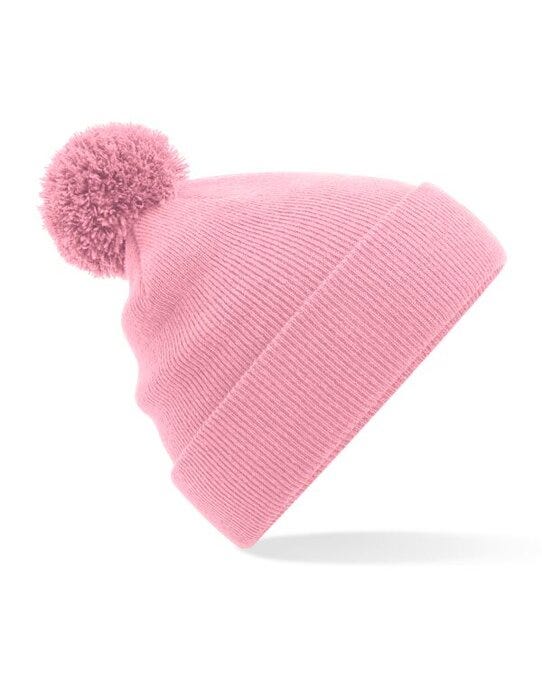 Beechfield B426 Original Pom Pom Beanie - Dusky Pink