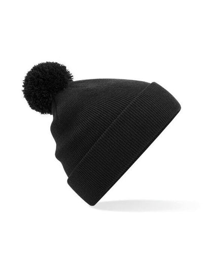 Beechfield B426B Junior Original Pompom Beanie - Black