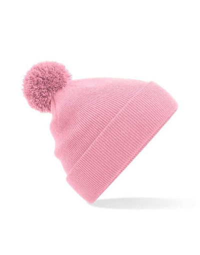 Beechfield B426B Junior Original Pompom Beanie - Dusky Pink