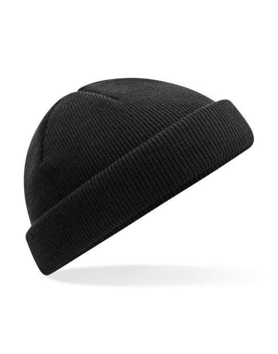 Beechfield B43R Recycled Mini Fisherman Beany - Black