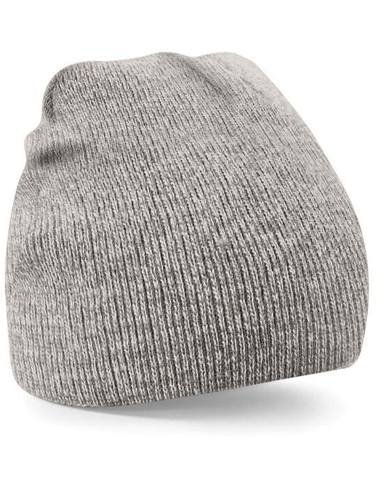 Beechfield B44 Original Pull-On Beanie - Heather Grey