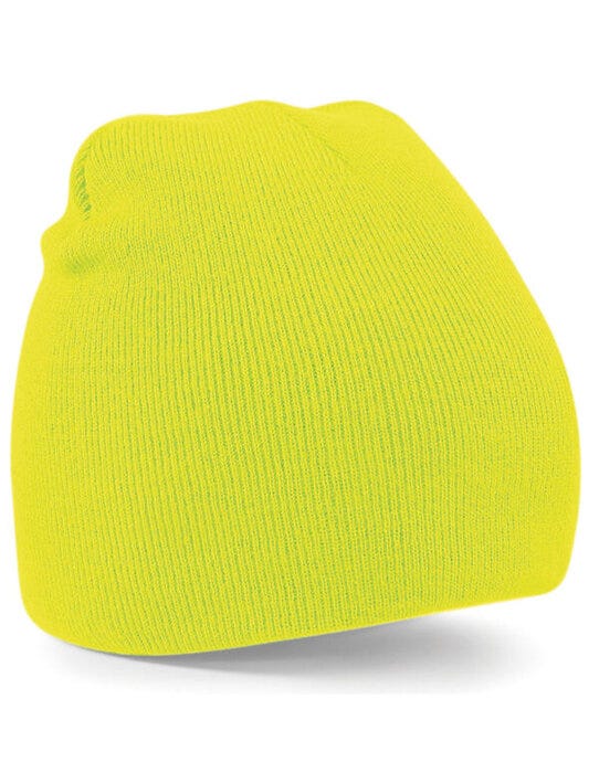 Beechfield B44 Original Pull-On Beanie - Fluro Yellow