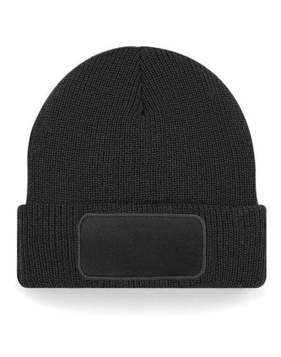 Beechfield B440 Thinsulate™ Patch Beanie - Black