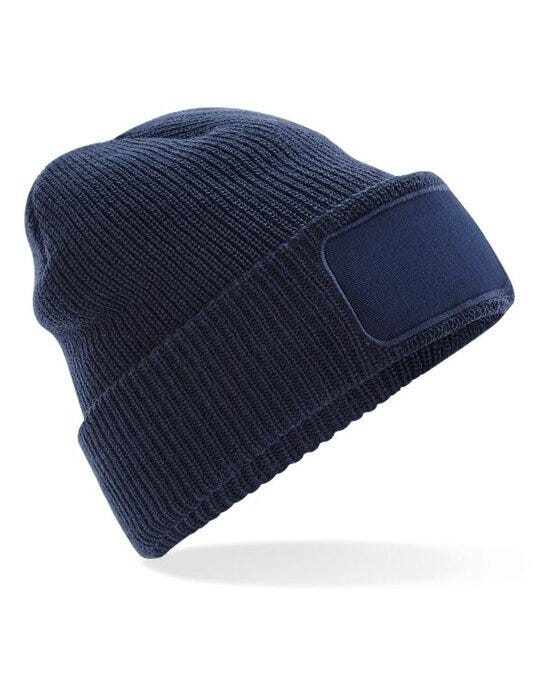 Beechfield B440 Thinsulate™ Patch Beanie - French Navy