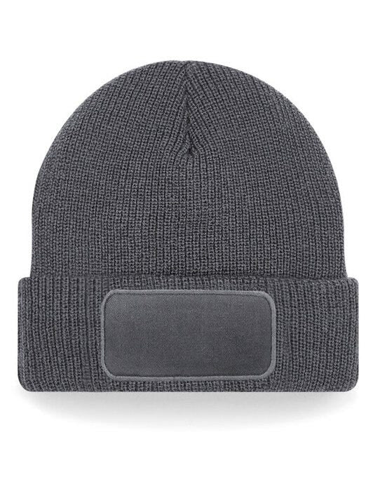 Beechfield B440 Thinsulate™ Patch Beanie - Graphite