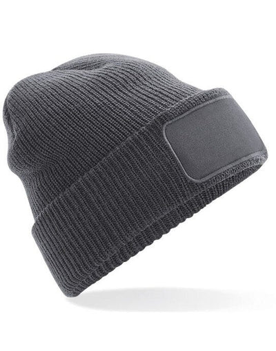 Beechfield B440 Thinsulate™ Patch Beanie - Graphite