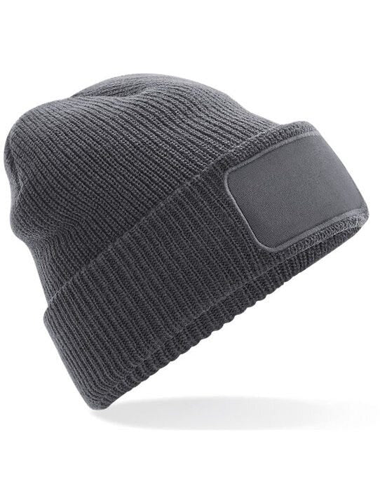 Beechfield B440 Thinsulate™ Patch Beanie - Graphite