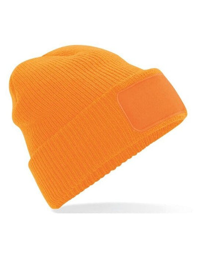 Beechfield B440 Thinsulate™ Patch Beanie - Fluoresent Orange