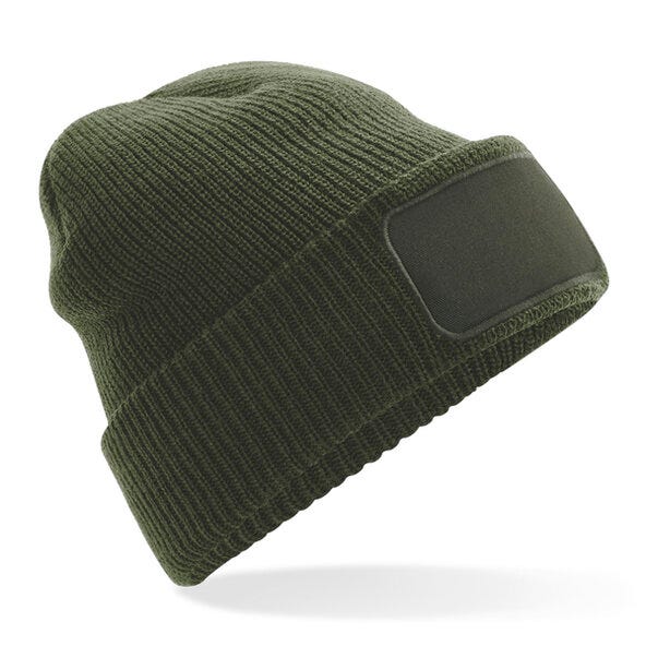 Beechfield B440 Thinsulate™ Patch Beanie - Olive