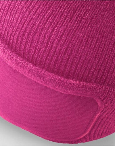 Beechfield B445 Original Patch Beanie - Fuchsia