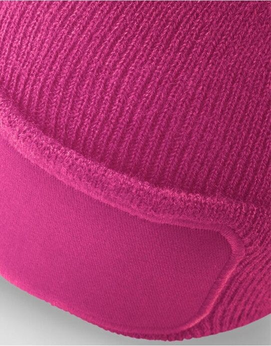 Beechfield B445 Original Patch Beanie - Fuchsia
