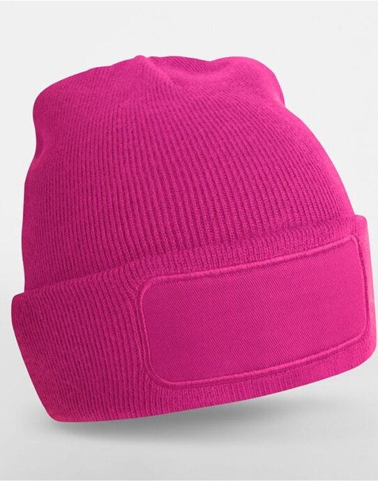 Beechfield B445 Original Patch Beanie - Fuchsia