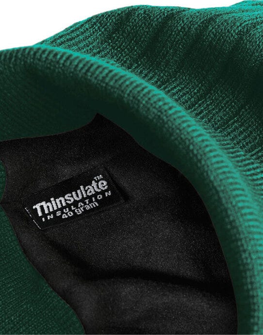 Beechfield B447 Thinsulate™ Beanie - Bottle Green