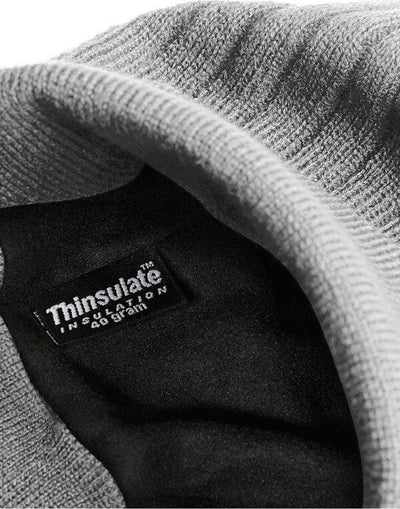 Beechfield B447 Thinsulate™ Beanie - Heather Grey