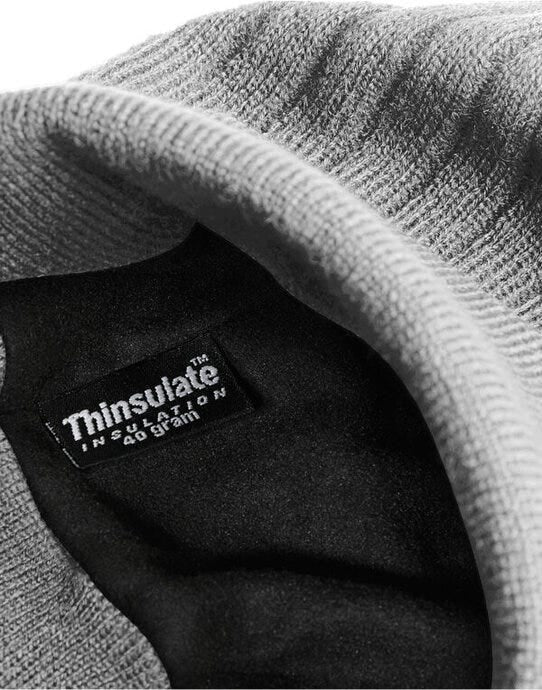 Beechfield B447 Thinsulate™ Beanie - Heather Grey