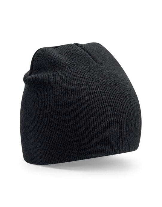 Beechfield B44R Recycled Original P-On Beanie - Black