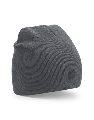Beechfield B44R Recycled Original P-On Beanie - Graphite