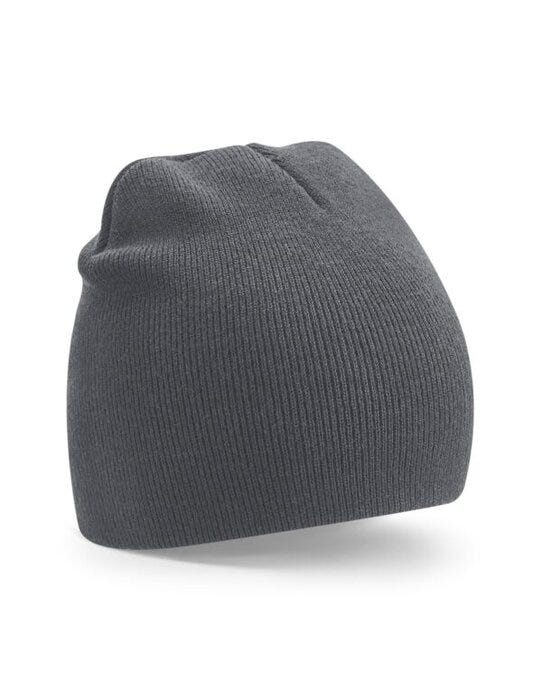 Beechfield B44R Recycled Original P-On Beanie - Graphite
