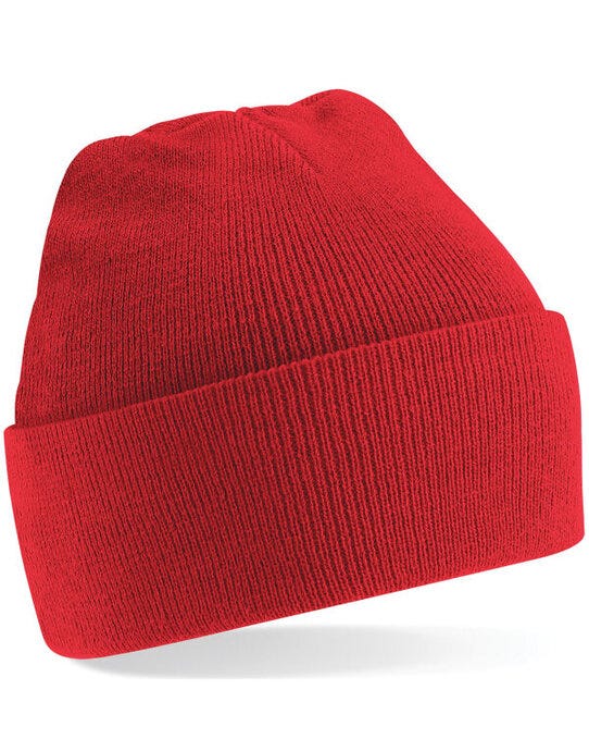 Beechfield B45 Original Cuffed Beanie - Bright Red