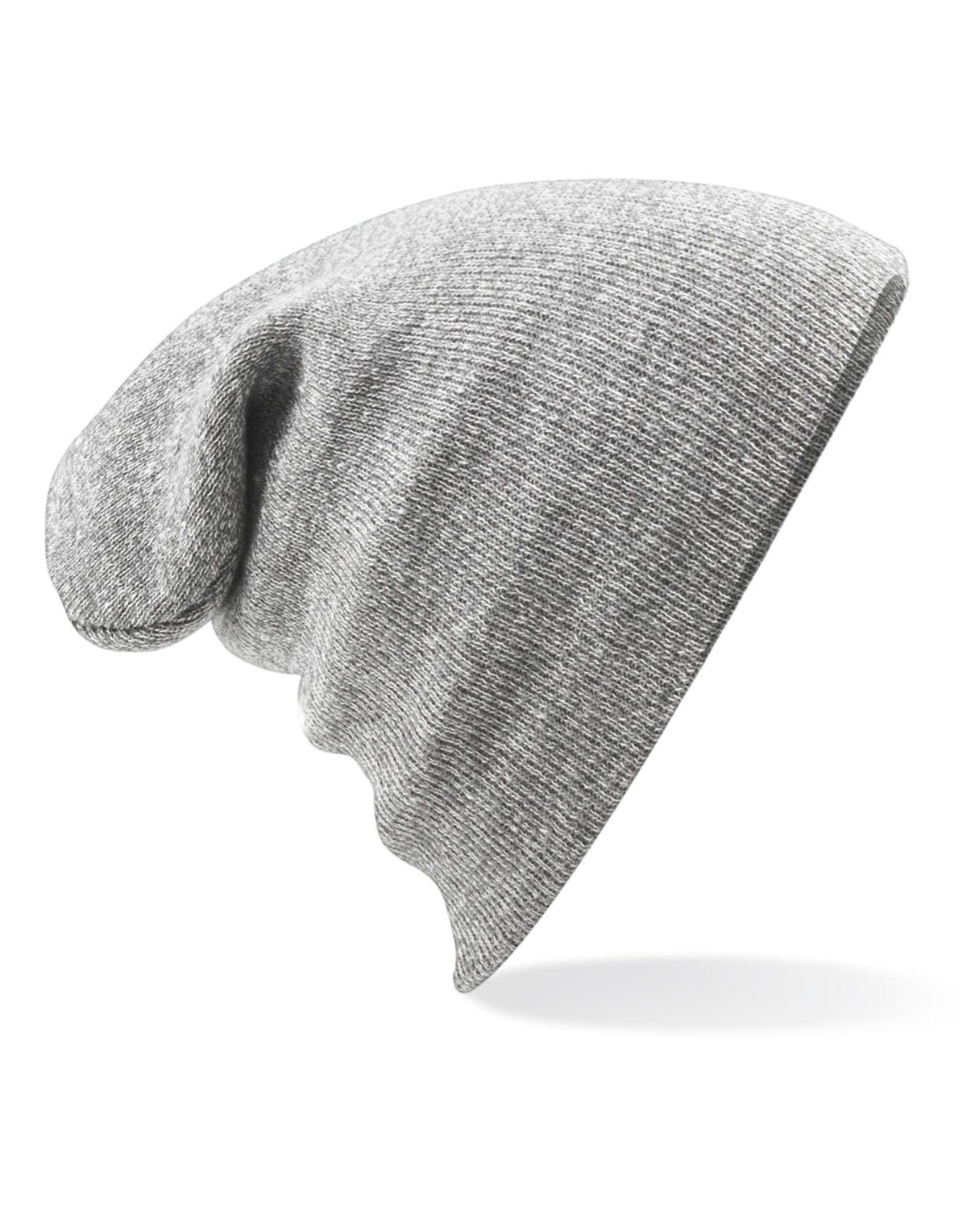 Beechfield B45 Original Cuffed Beanie - Heather Grey