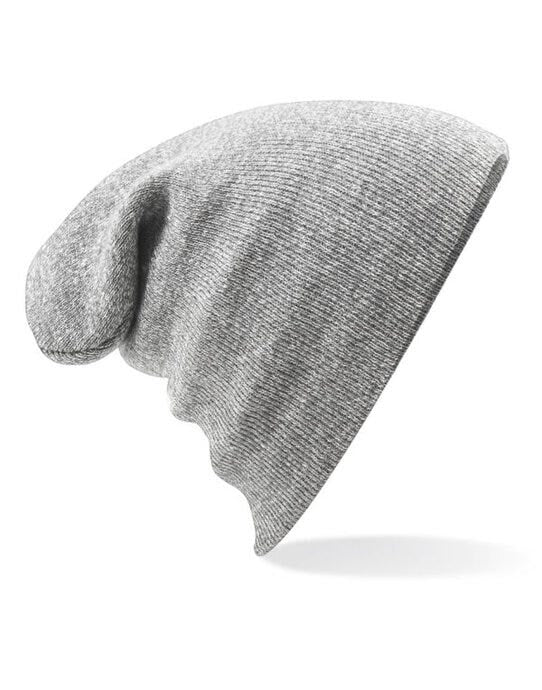 Beechfield B45 Original Cuffed Beanie - Heather Grey