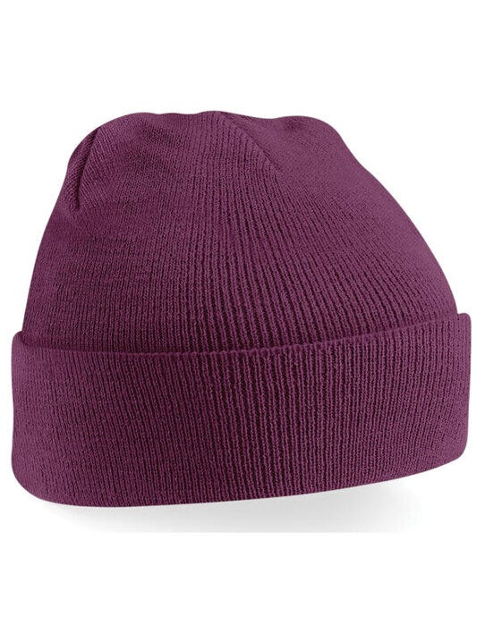 Beechfield B45 Original Cuffed Beanie - Plum