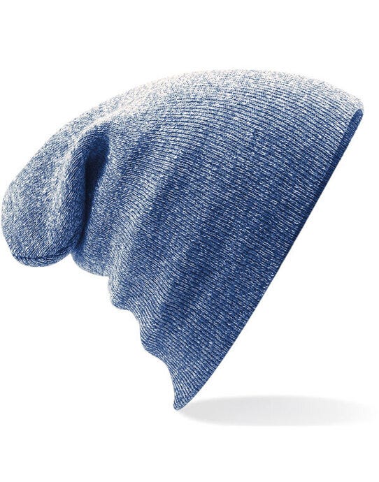 Beechfield B45 Original Cuffed Beanie - Heather Navy