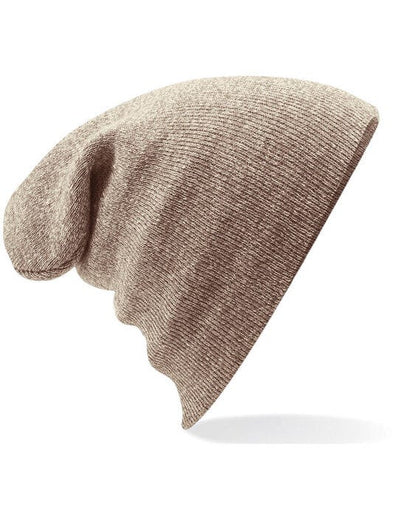 Beechfield B45 Original Cuffed Beanie - Heather Oatmeal