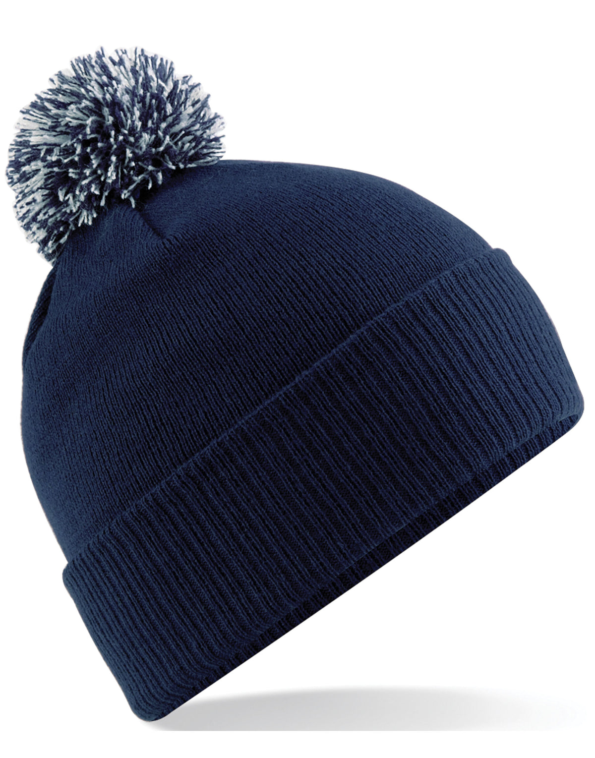 Beechfield B450B Junior Snowstar® Beanie - French Navy/Light Grey