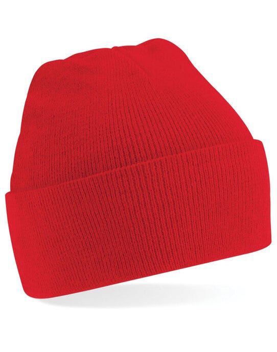Beechfield B45B Junior Original Cuffed Beanie - Classic Red