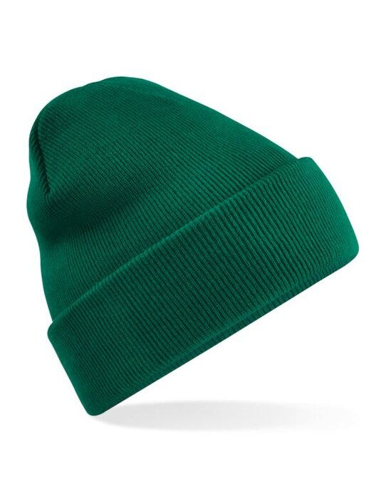 Beechfield B45R Recycled Original Cuff Beanie - Bottle Green