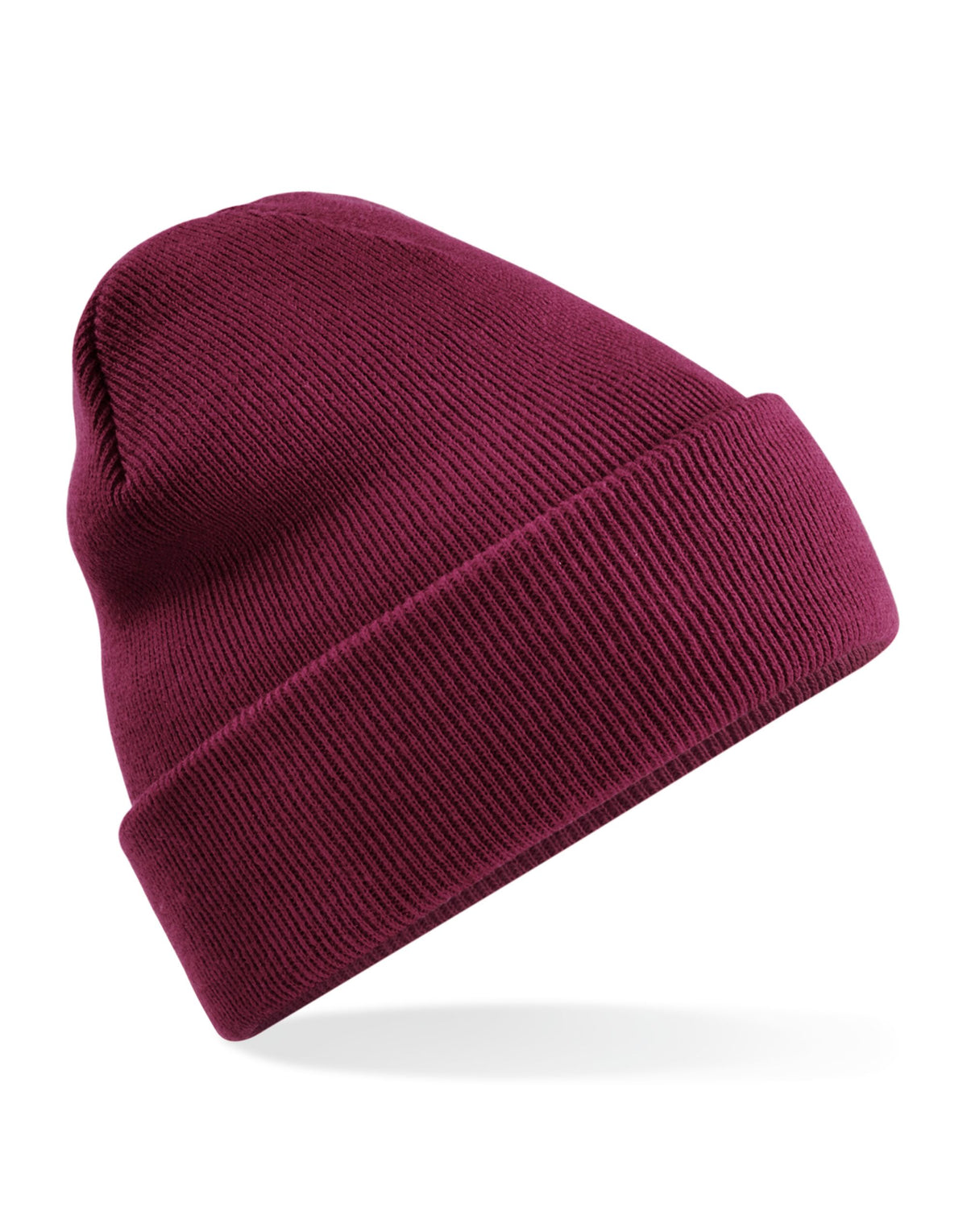 Beechfield B45R Recycled Original Cuff Beanie - Burgundy