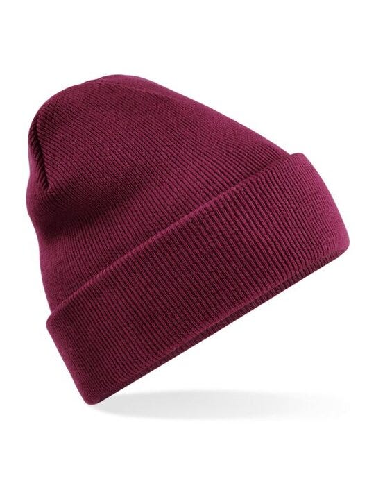 Beechfield B45R Recycled Original Cuff Beanie - Burgundy