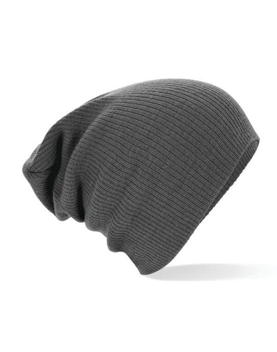 Beechfield B461 Slouch Beanie - Smoke