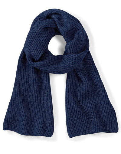 Beechfield B469 Metro Knitted Scarf - French Navy