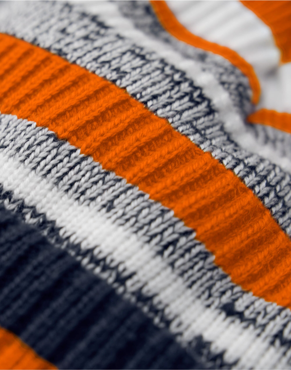 Beechfield B474R Multi-Sport Fan Beanie - French Navy/Orange/White